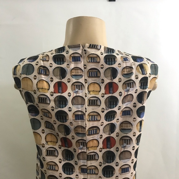 AKRIS PUNTO 🔥sleeveless color block midi dress - Picture 8 of 16